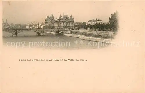 AK / Ansichtskarte Exposition_Universelle_Paris_1900 Pont des Invalides  