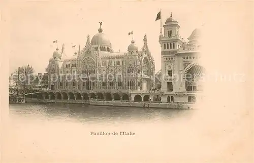 AK / Ansichtskarte Exposition_Universelle_Paris_1900 Pavillon de l Italie  
