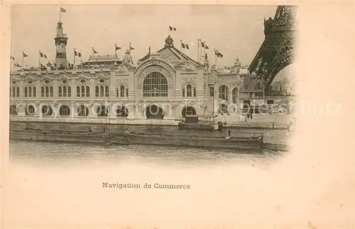 AK / Ansichtskarte Exposition_Universelle_Paris_1900 Navigation de Commerce  