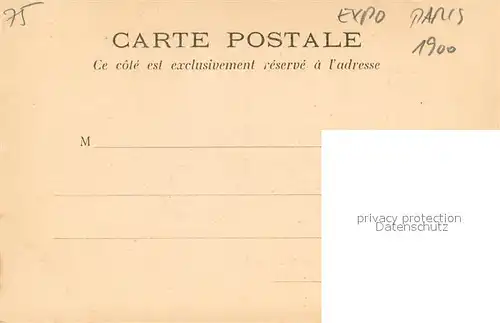 AK / Ansichtskarte Exposition_Universelle_Paris_1900 Navigation de Commerce  