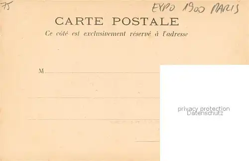 AK / Ansichtskarte Exposition_Universelle_Paris_1900 Armees de Terre et de Mer  