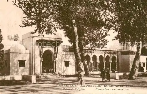 AK / Ansichtskarte Exposition_Coloniale_Marseille_1922  Palais de l Algerie  Exposition_Coloniale