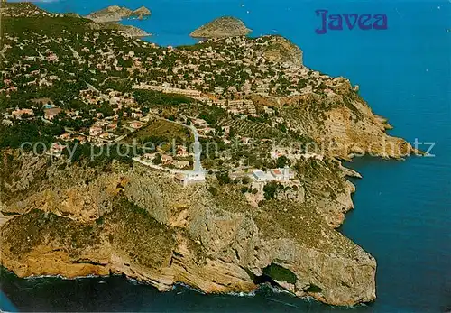 AK / Ansichtskarte Javea Cabo La Nao vista aerea Javea