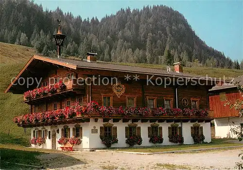 AK / Ansichtskarte Leogang Urlaub am Bauernhof Leogang