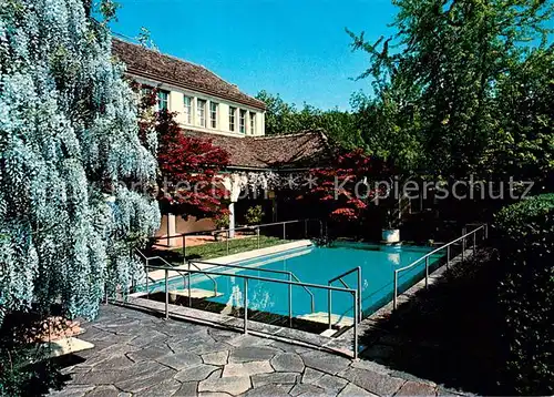 AK / Ansichtskarte Zuerich_ZH Volkssanatorium Swimming Pool Zuerich_ZH
