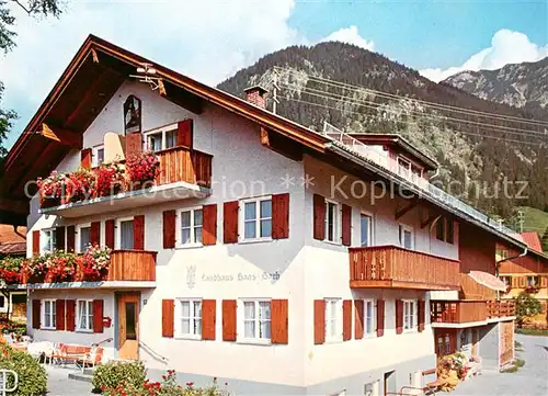 AK / Ansichtskarte Bad_Oberdorf Landhaus Haas Bach Allgaeuer Alpen Bad_Oberdorf