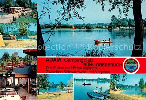 AK / Ansichtskarte Oberbruch_Buehl Campingplatz Adam Ferienpark Erholungspark See Oberbruch Buehl