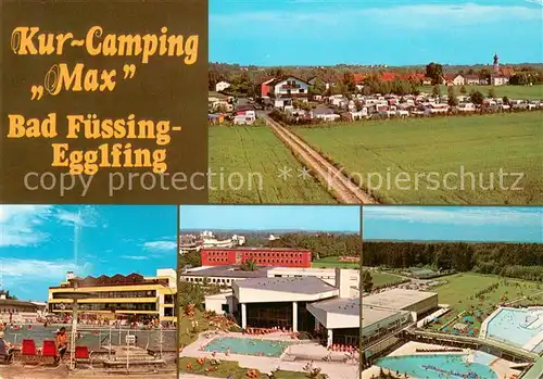 AK / Ansichtskarte Egglfing_Inn Kur Camping Max Freibad Egglfing Inn