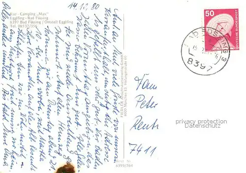 AK / Ansichtskarte Egglfing_Inn Kur Camping Max Freibad Egglfing Inn