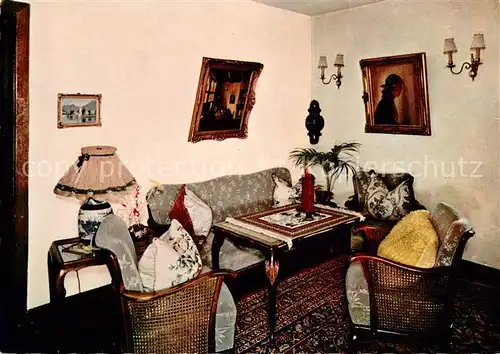 AK / Ansichtskarte Honrath Hotel Restaurant Cafe Haus am Berg Aufenthaltsraum Honrath