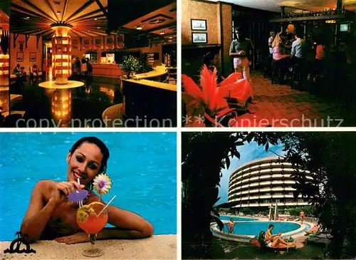 AK / Ansichtskarte Playa_del_Ingles Hotel Apartamentos Escorial Bar Swimming Pool Playa_del_Ingles