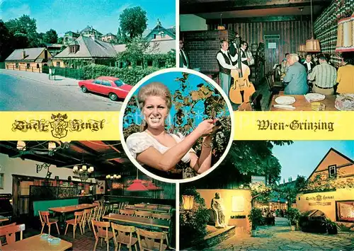 AK / Ansichtskarte Grinzing_Wien Bach Hengl Weingut Heurigen Schank Grinzing Wien