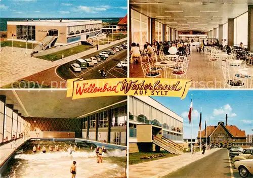 AK / Ansichtskarte Westerland_Sylt Cafe im Meereswellenbad Westerland_Sylt