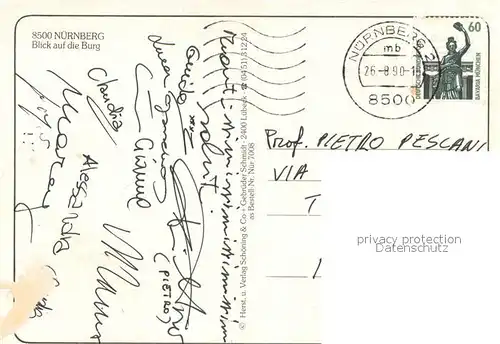 AK / Ansichtskarte Nuernberg Burgblick Fliegeraufnahme Nuernberg