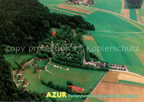 AK / Ansichtskarte Gottsdorf_Niederbayern Azur Ferienzentrum Bayerwald Fliegeraufnahme Gottsdorf Niederbayern