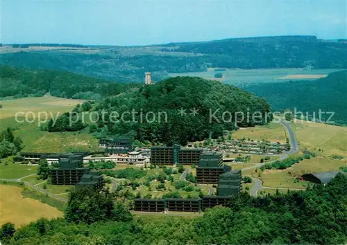 AK / Ansichtskarte Hausen_Rot Rother Kuppe Berggasthaus mit Aussichtsturm Fliegeraufnahme Hausen_Rot
