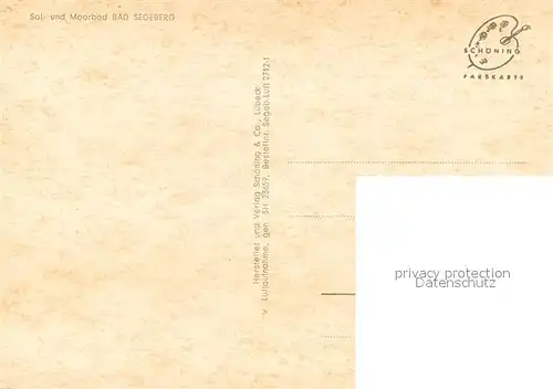 AK / Ansichtskarte Bad_Segeberg Fliegeraufnahme mit Kirche Bad_Segeberg