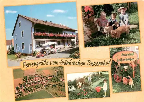 AK / Ansichtskarte Geslau Ferienhof Fam Geissendoerfer Details Geslau