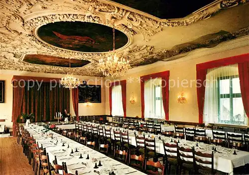 AK / Ansichtskarte Oberalteich Klosterhotel Speisesaal Klosterbraeustueberl Mariandl Oberalteich