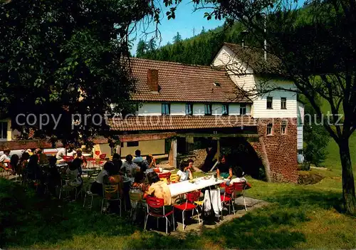 AK / Ansichtskarte Oberhoellgrund_Waldbrunn Ausflugsgaststaette Zur Muehle 