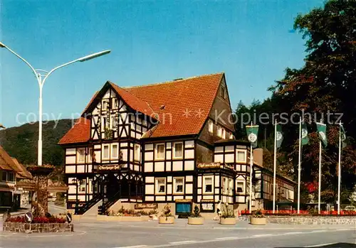AK / Ansichtskarte Bad_Grund Oberharzer Hof mit Glockenspiel Bad_Grund