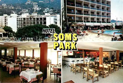 AK / Ansichtskarte Tossa_de_Mar Hotel Soms Park Restaurant Tossa_de_Mar