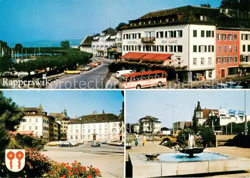 AK / Ansichtskarte Rapperswil Jona Teilansichten Rosenstadt am Zuerichsee Rapperswil Jona