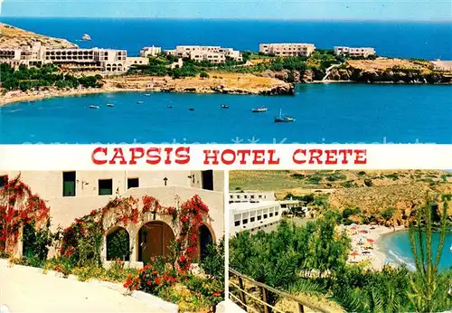 AK / Ansichtskarte Agia_Pelagia Capsis Hotel Strand Kuestenpanorama Agia_Pelagia
