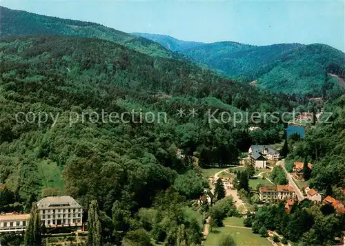 AK / Ansichtskarte Bad_Bergzabern Panorama Kurtal Kneippheilbad Kurort Fliegeraufnahme Bad_Bergzabern