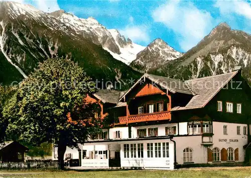 AK / Ansichtskarte Pinswang_Tirol Gasthaus zum Schluxen Alpen Pinswang Tirol