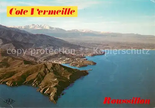 AK / Ansichtskarte Roussillon La Cote Vermeille vue aerienne de la region 