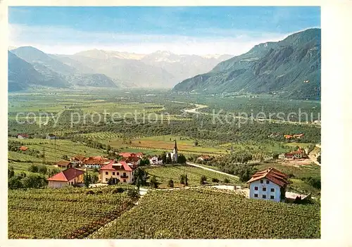 AK / Ansichtskarte Frangart_Frangarto Panorama Blick gegen das Etschtal Frangart Frangarto