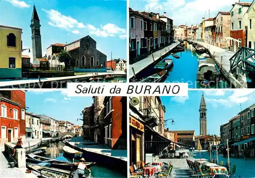 AK / Ansichtskarte Burano Teilansichten Zentrum Kanal Burano