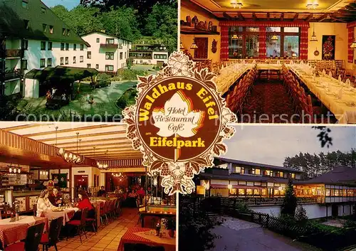 AK / Ansichtskarte Gondorf_Bitburg Hotel Waldhaus Eifel im Eifelpark Restaurant Festtafel Gondorf Bitburg