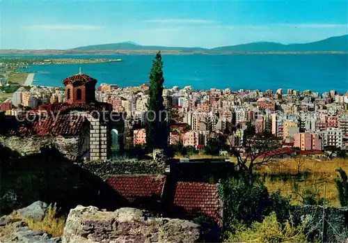 AK / Ansichtskarte Thessaloniki Ansicht vom Kloster Wlatades Blick aufs Meer Thessaloniki