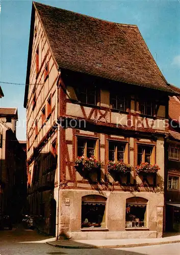 AK / Ansichtskarte Wangen_Allgaeu Fachwerkhaus in der Schmiedstrasse Wangen Allgaeu