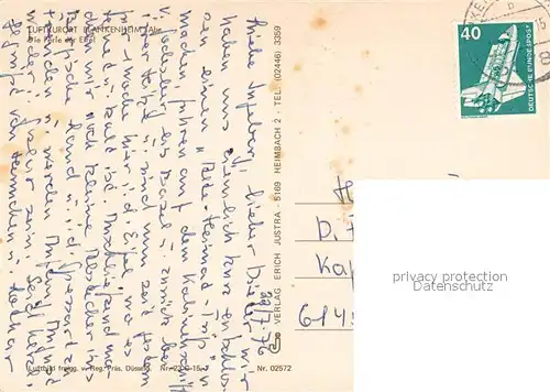 AK / Ansichtskarte Blankenheim_Eifel Fliegeraufnahme Blankenheim_Eifel