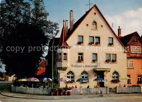 AK / Ansichtskarte Rothenburg_Tauber Gasthof Zum Schlachthof Rothenburg Tauber