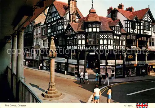 AK / Ansichtskarte Chester_Cheshire The Cross 