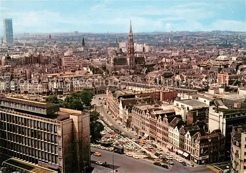 AK / Ansichtskarte Brussels Panorama avec Hotel de Ville Vue aerienne Brussels