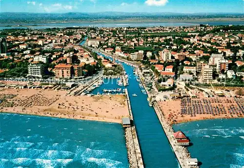 AK / Ansichtskarte Cervia Porto visto dall aereo Cervia