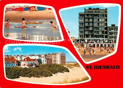 AK / Ansichtskarte St_Idesbald Strand Hotels St_Idesbald