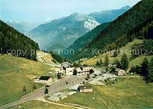 AK / Ansichtskarte Col_de_la_Forclaz Route Martigny Chamonix Hotel et vue sur les Alpes bernoises Col_de_la_Forclaz