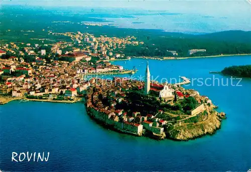 AK / Ansichtskarte Rovinj_Rovigno_Istrien Fliegeraufnahme 