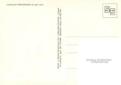 AK / Ansichtskarte Nassau_Lahn Fliegeraufnahme Nassau_Lahn