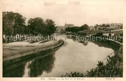 AK / Ansichtskarte Vannes Port et la Rabine Vannes