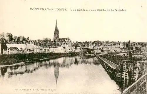 AK / Ansichtskarte Fontenay le Comte Bords de la Vend Fontenay le Comte