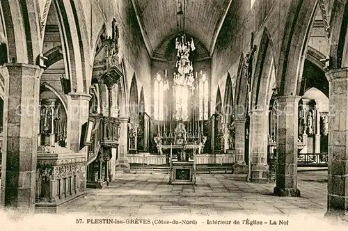 AK / Ansichtskarte Plestin les Greves Eglise Plestin les Greves