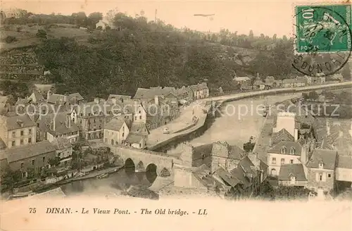 AK / Ansichtskarte Dinan Fliegeraufnahme Pont  Dinan