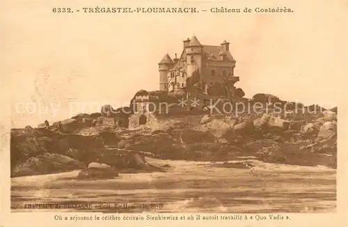 AK / Ansichtskarte Tregastel_Ploumanach Chateau de Costaeres 